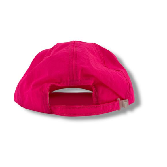 Vtg 90s Nissin Pro Jeep Eagle Bowl Hat Neon Pink Parachute Type Material - Picture 4 of 6